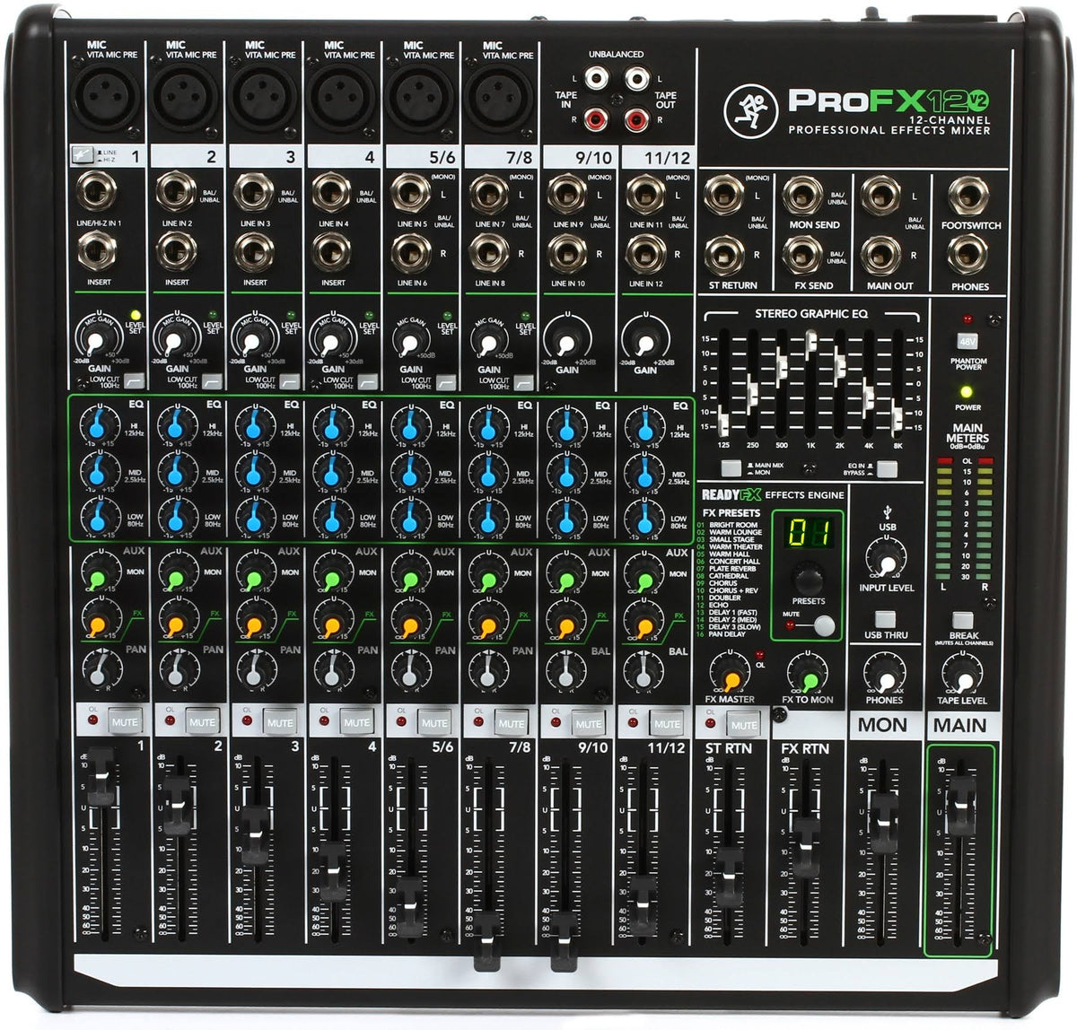 12-Channel Effects Mixer with USB D610