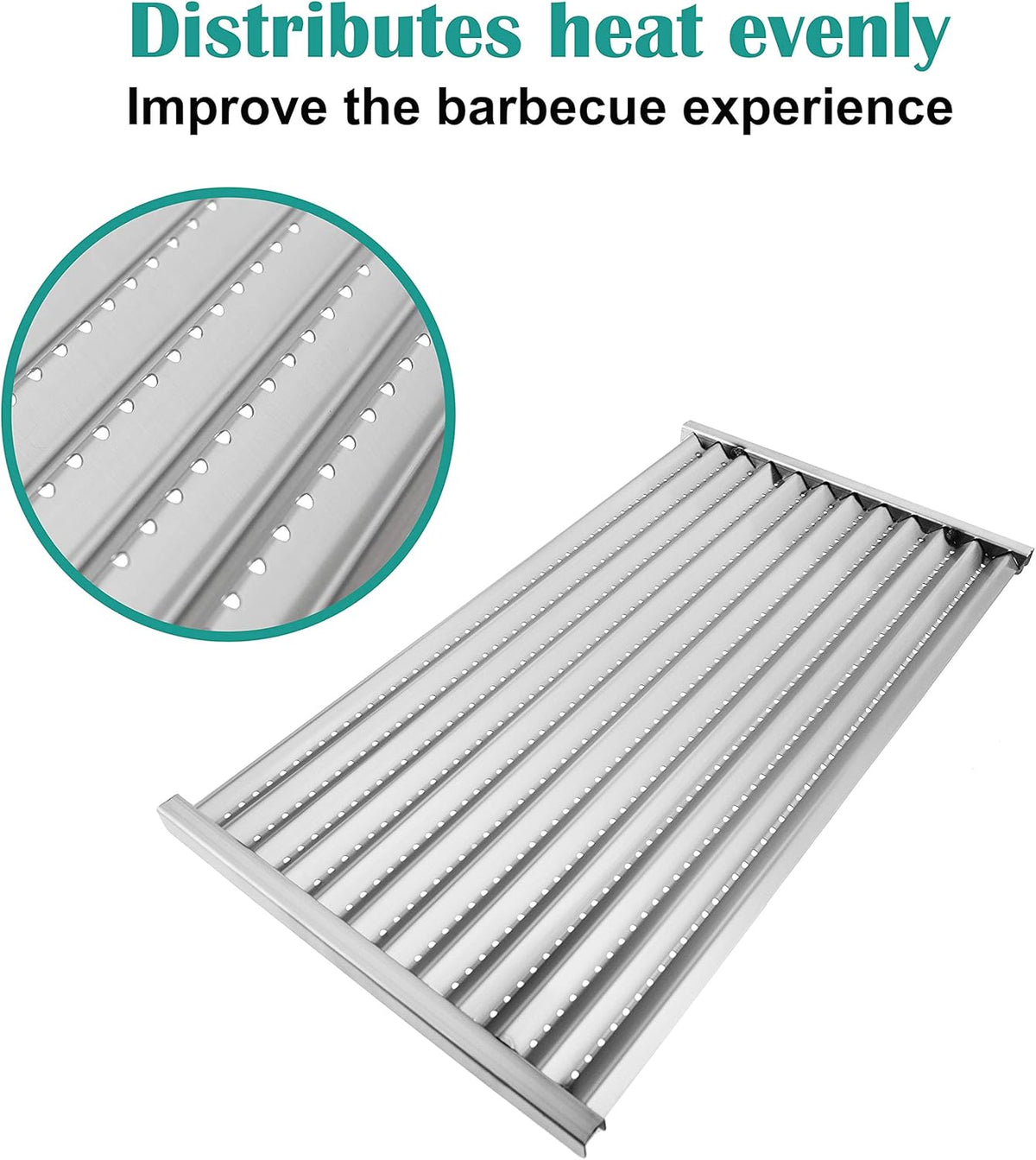 Stainless Steel Cooking Grid for Gas Grill, 3 Pack I946883