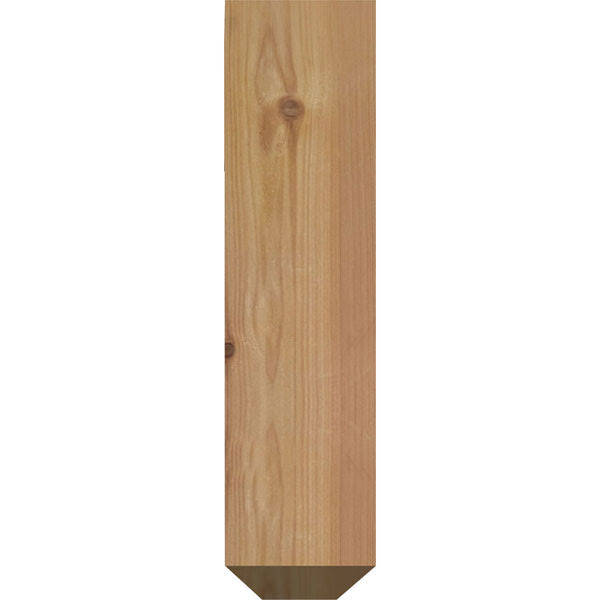 Traditional Craftsman Ironcrest Smooth Bracket, Western Red Cedar O384525