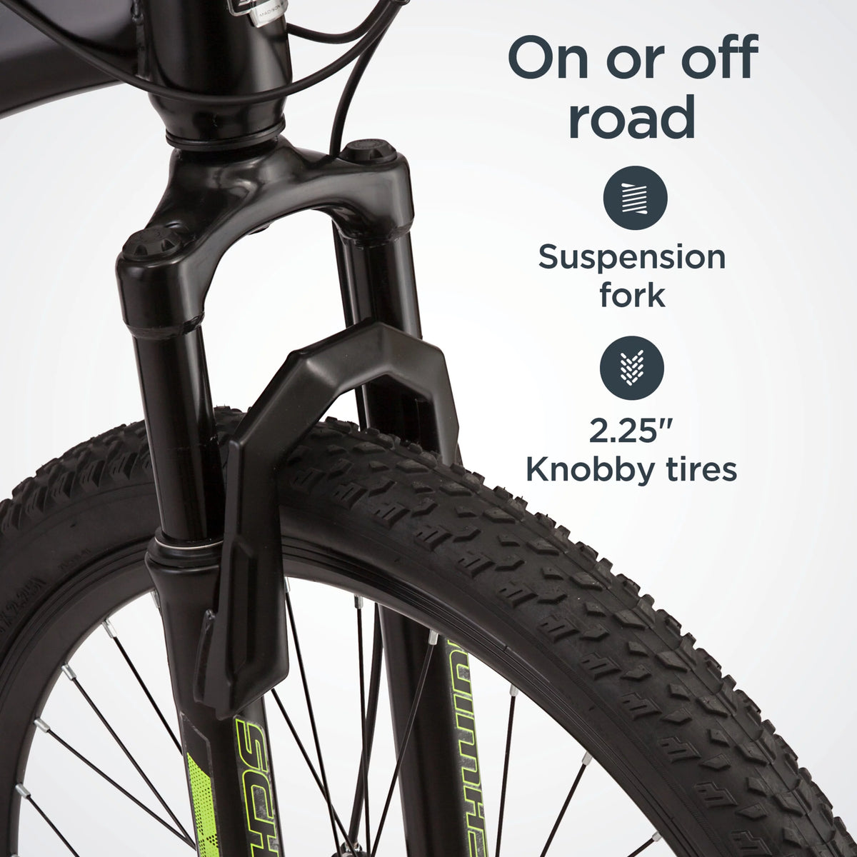 26-inch 21 Speed Black Mountain Bike W2364