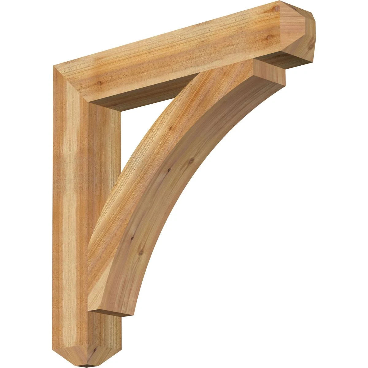 6x22W x 38x22D x 38x22H Western Red Cedar Bracket Z860