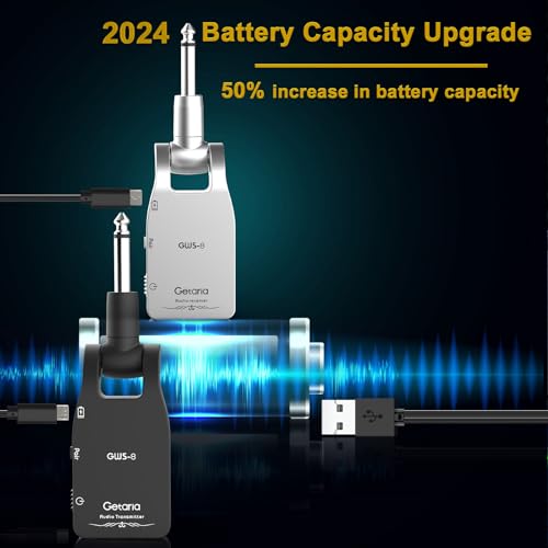 2.4GHZ Wireless Guitar Transmitter Receiver J360065