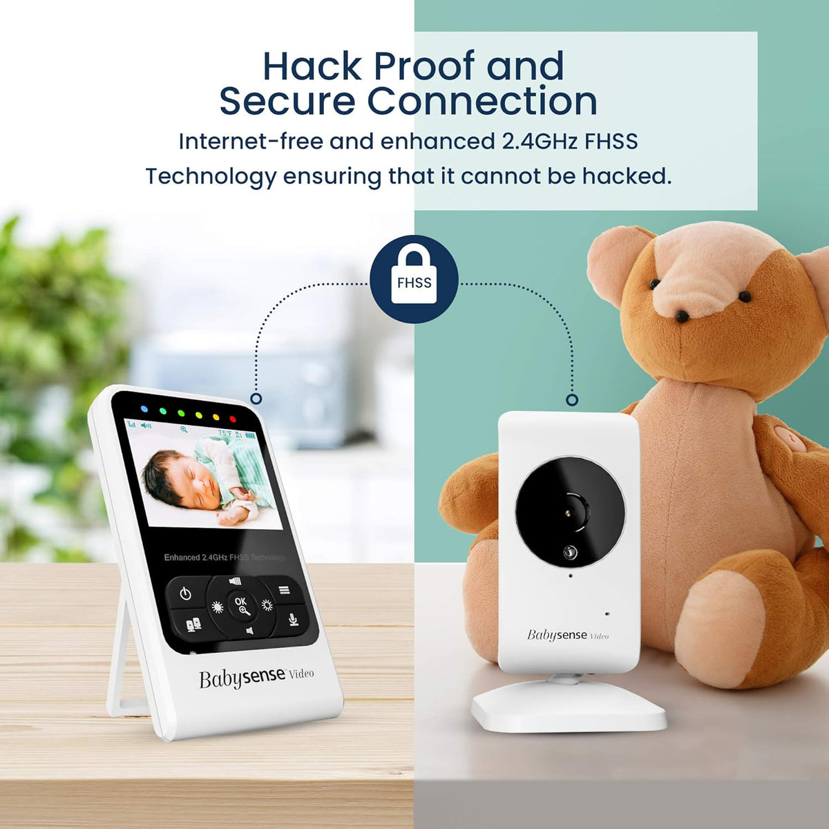Video Baby Monitor with Camera and Infrared Night Vision G31173