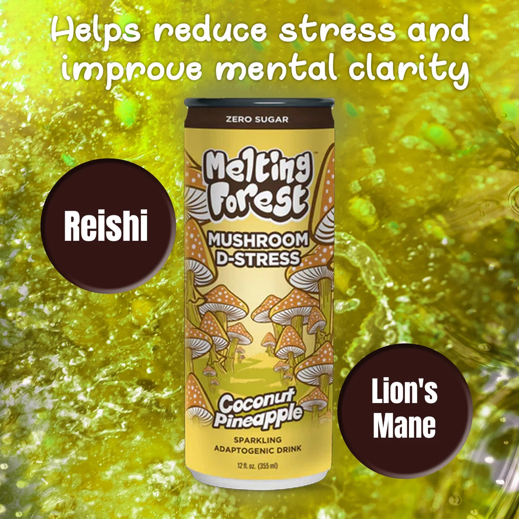 Coconut Pineapple Flavored Mushroom Sparkling Water B9340