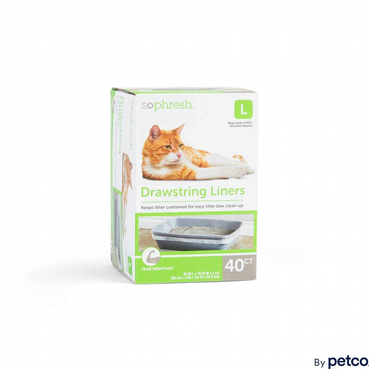 Drawstring Cat Litter Box Liners G648