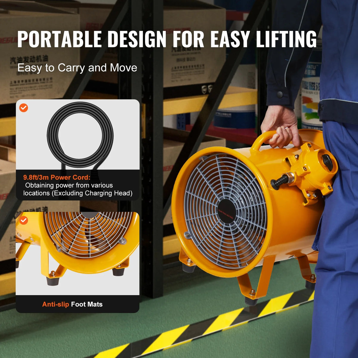 12" Portable Extractor Fan Blower C16798