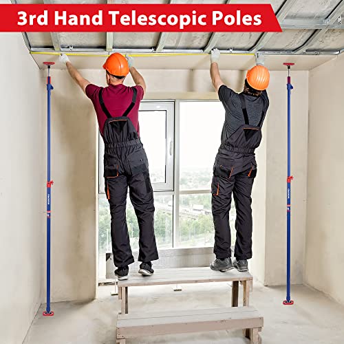 54-114 Inches Steel Telescopic Support Rod 4-Pack Z829