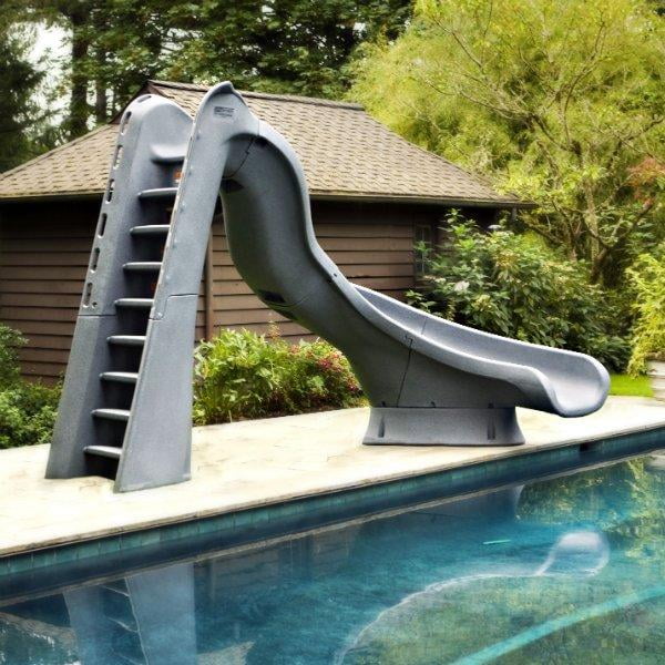 Gray Granite Pool Slide B76686