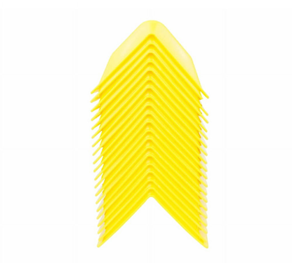 120 Pack Yellow 4" Flatbed Edge Protectors with Carrying Case D11701