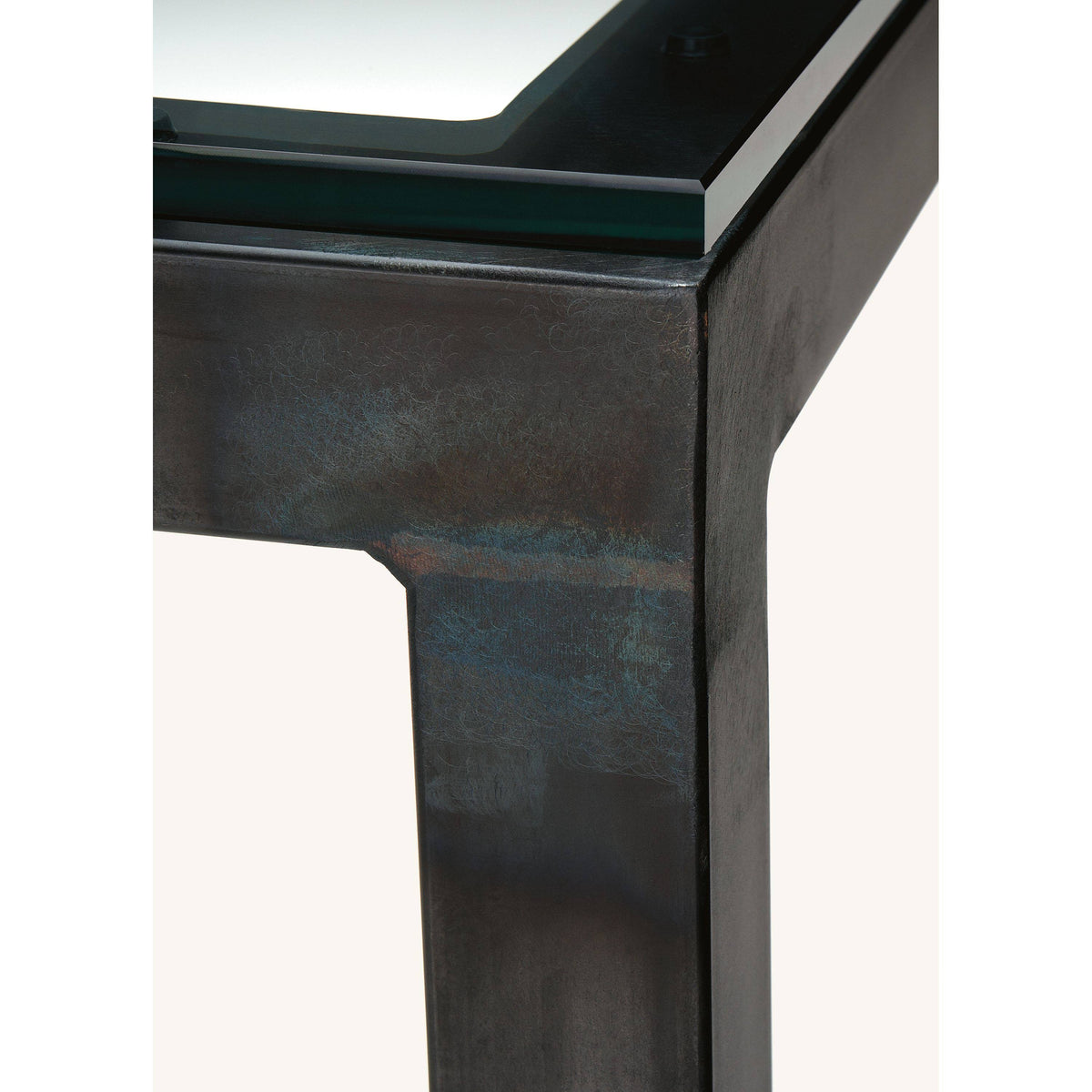 White Venatino Marble Parsons Console Table C5218