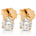 1/4ct Round Cut Diamond Studs Earrings 14K Gold M296320