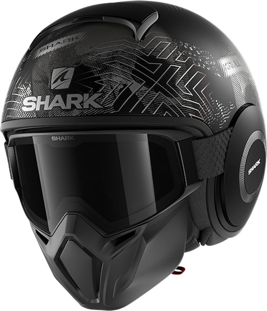 Helmet Street-Drak Krull Black / Green / Glitter - Size L X331
