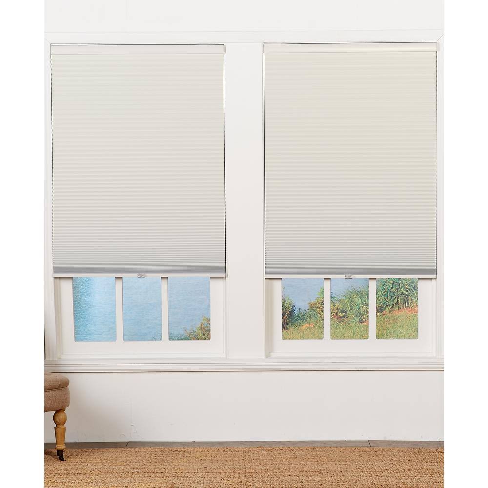 Cream 1.5in. Blackout Cordless Cellular Shade 58in. W x 72in. L D8434