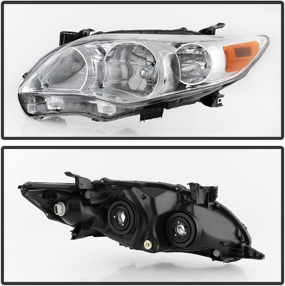 Chrome Housing Headlights Assembly for Toyota Corolla O394