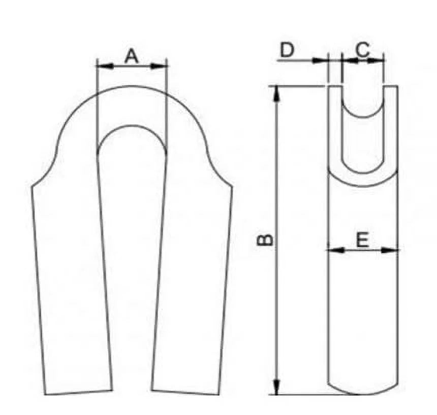316 Stainless Steel Wire Rope Tube Thimble 6mm 100-Pack W816918