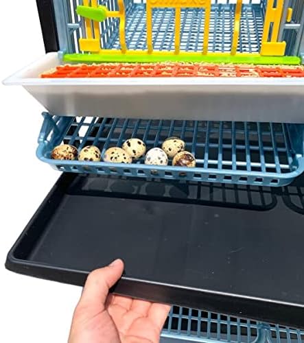4 Layer ABS Plastic Quail Cage F639