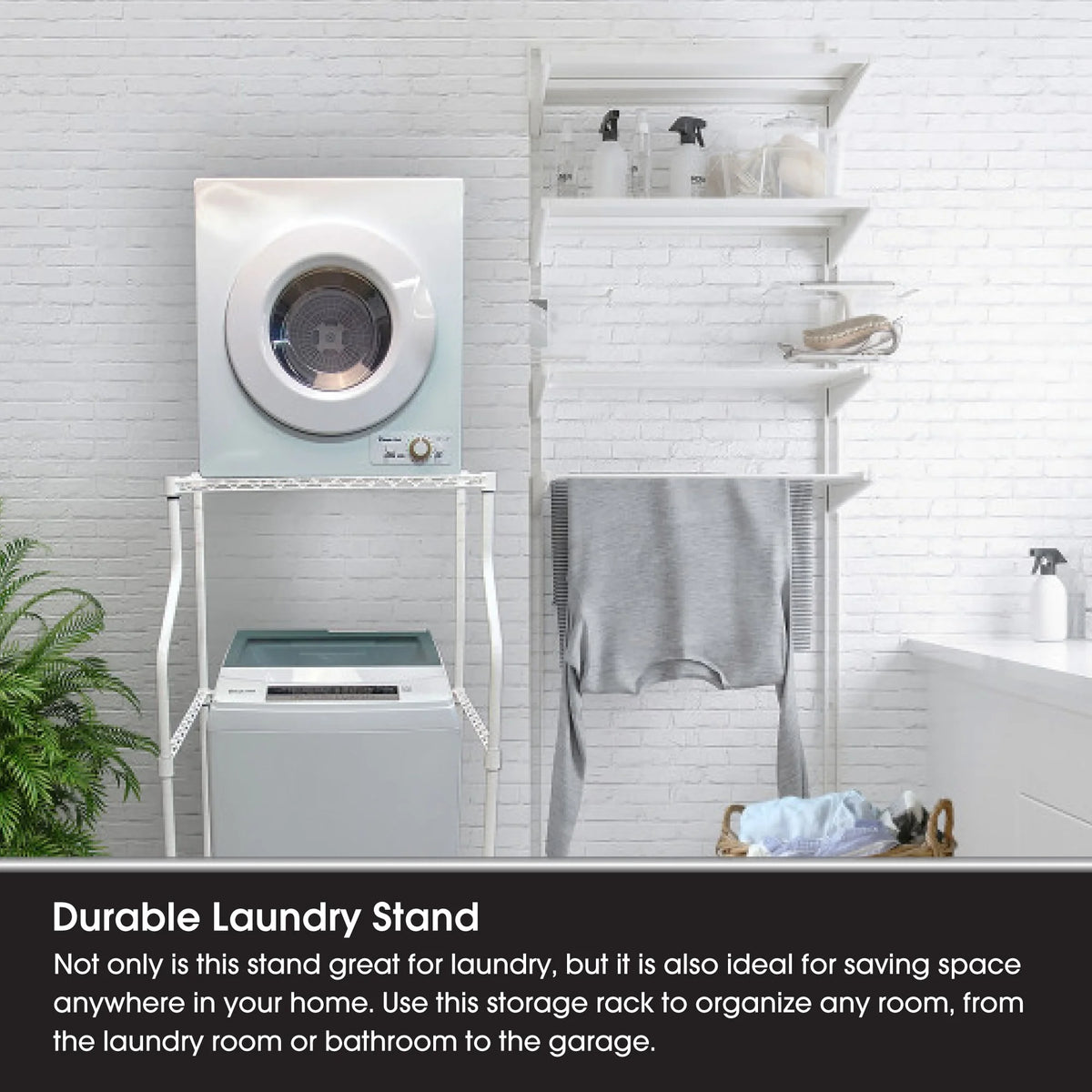 Compact Laundry Storage Rack J4810