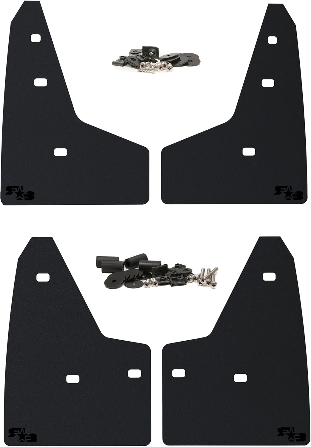 Black Mud Flaps Set of 4 H1929