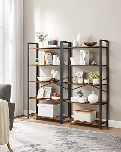 6-Tier Bookshelf with Steel Frame Q54871