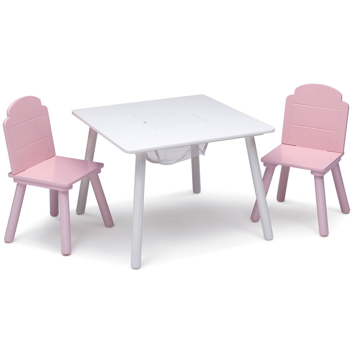 Grey Table and Chair Set with Storage N352740