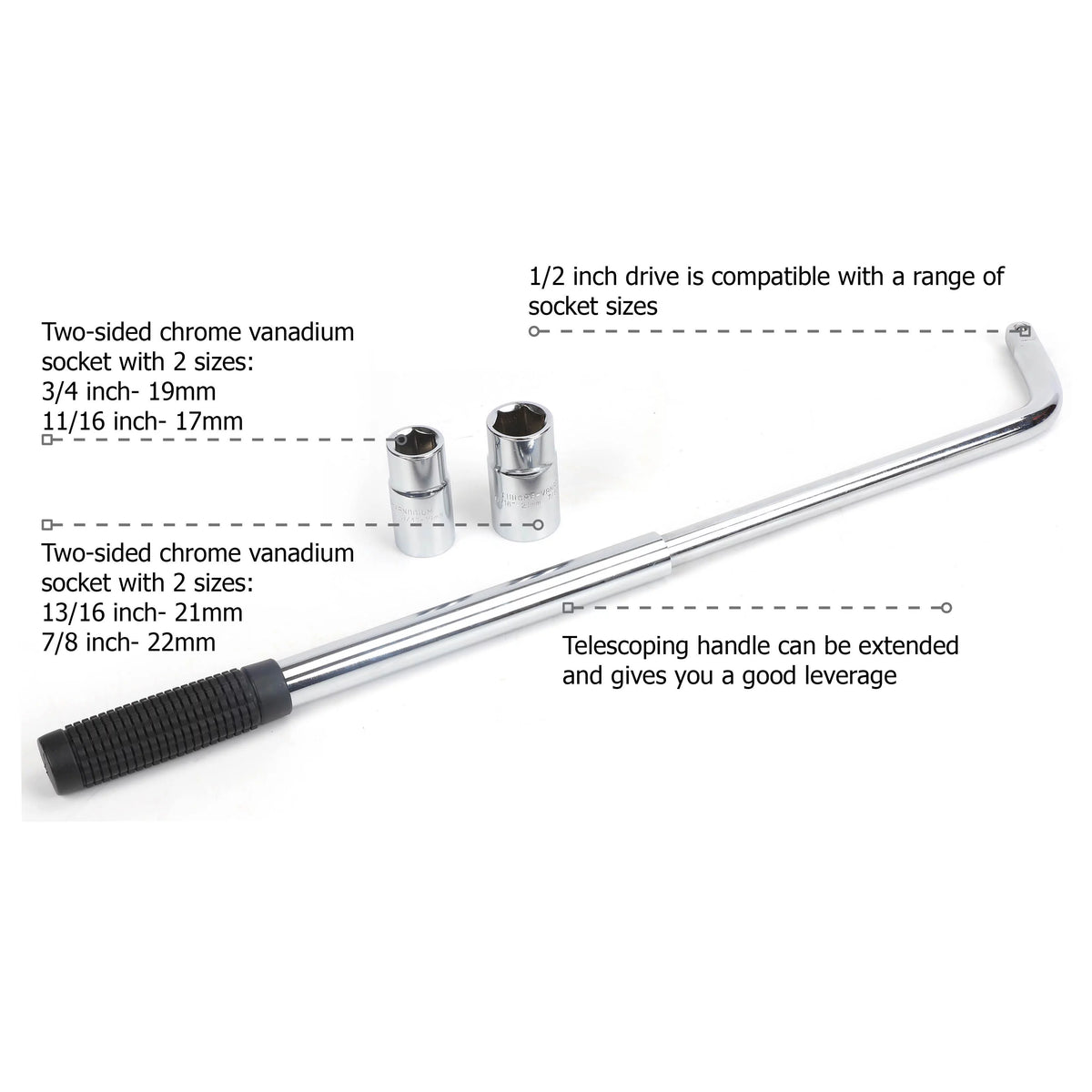 Extendable Lug Wrench L815682