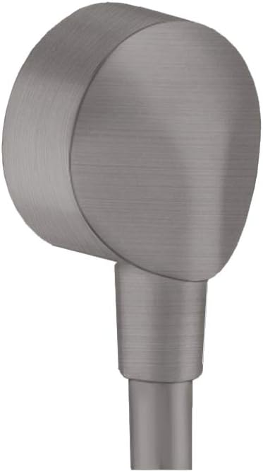 Brushed Black Chrome Round Handheld Shower Wall Outlet, Pack of 2 M34723