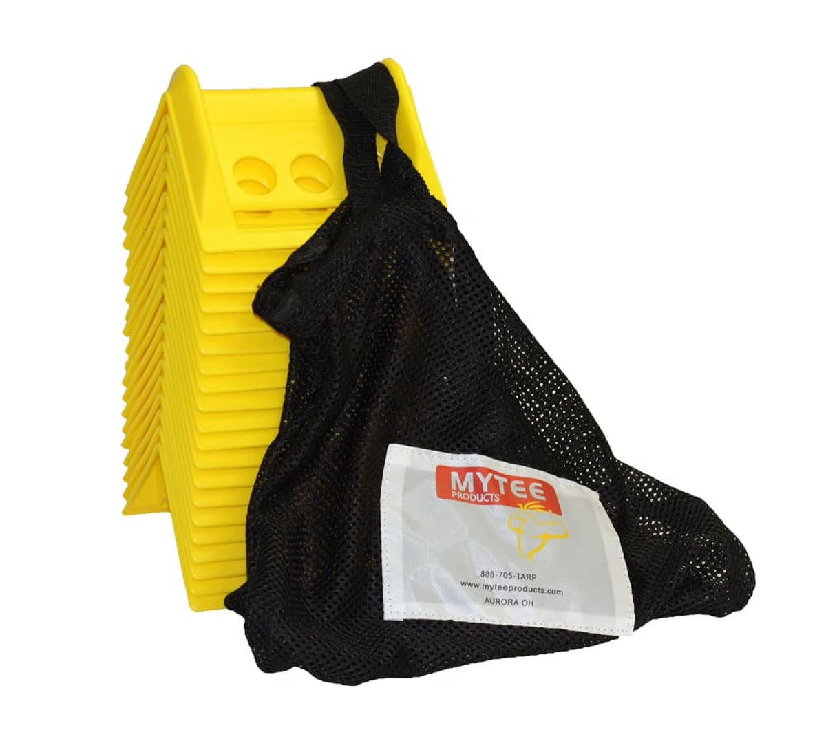 120 Pack Yellow 4" Flatbed Edge Protectors with Carrying Case D11701